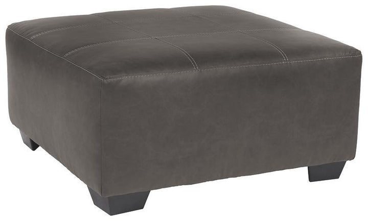 Aberton Oversized Accent Ottoman 2560108 Gray Contemporary Stationary Upholstery By AFI - sofafair.com