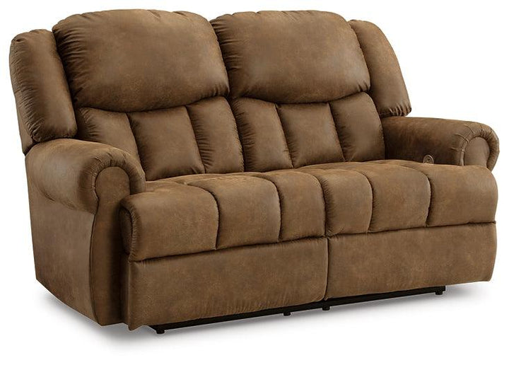Boothbay Power Reclining Loveseat 4470474 Brown/Beige Traditional Motion Upholstery By AFI - sofafair.com