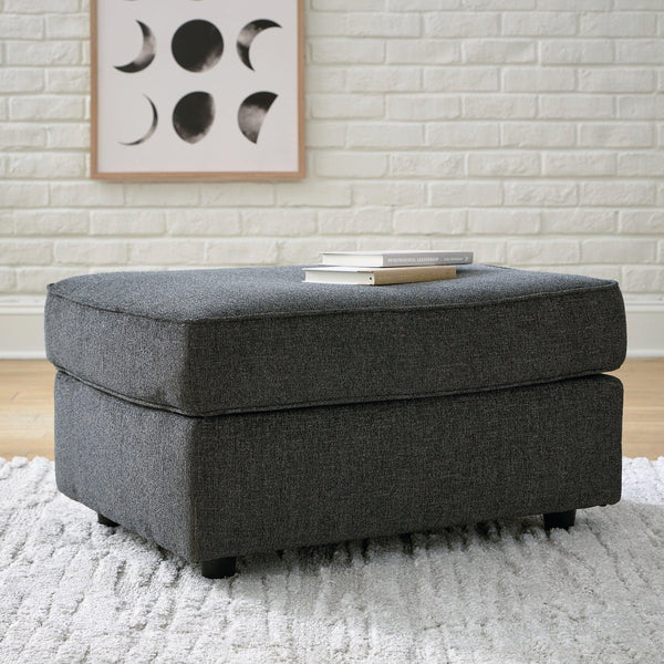 Cascilla Ottoman 2680414 Slate Contemporary Stationary Upholstery By AFI - sofafair.com