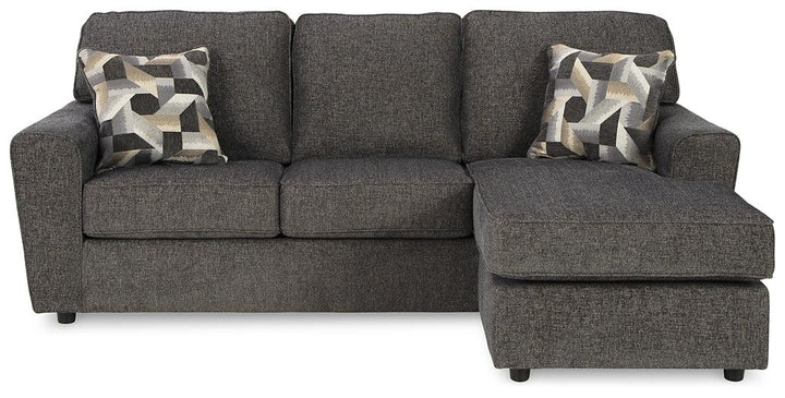 Cascilla Sofa Chaise 2680418 Slate Contemporary Stationary Upholstery By AFI - sofafair.com