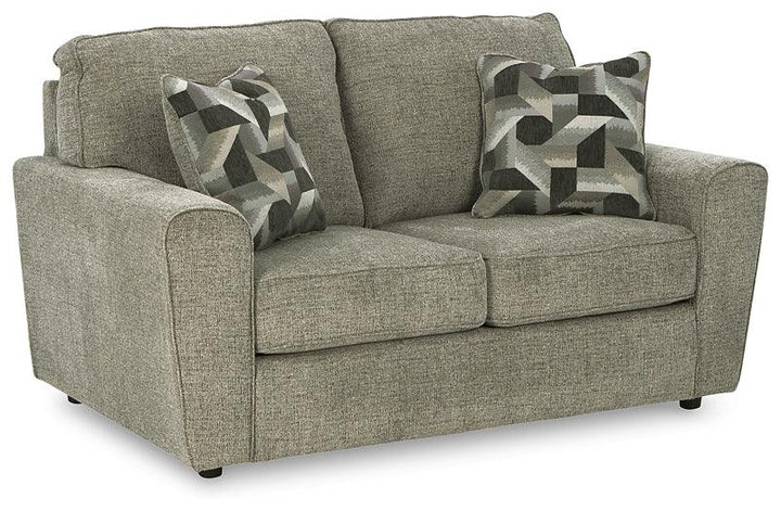 Cascilla Loveseat 2680535 Pewter Contemporary Stationary Upholstery By AFI - sofafair.com