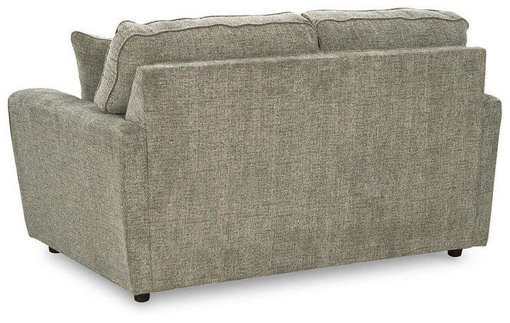 Cascilla Loveseat 2680535 Pewter Contemporary Stationary Upholstery By AFI - sofafair.com