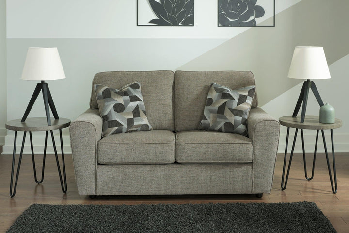 Cascilla Loveseat 2680535 Pewter Contemporary Stationary Upholstery By AFI - sofafair.com