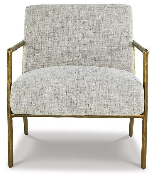 Ryandale Accent Chair A3000339 White Casual Stationary Upholstery Accents By AFI - sofafair.com
