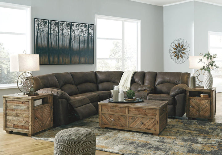 Tambo 2Piece Reclining Sectional 27802S1 Canyon Contemporary Motion Sectionals By AFI - sofafair.com