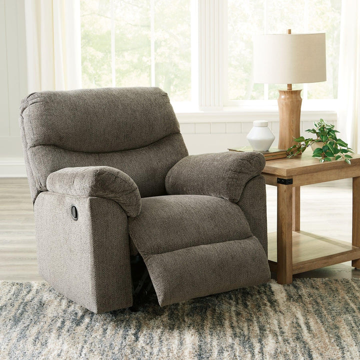 Alphons Recliner 2820125 Putty Contemporary Motion Upholstery By AFI - sofafair.com