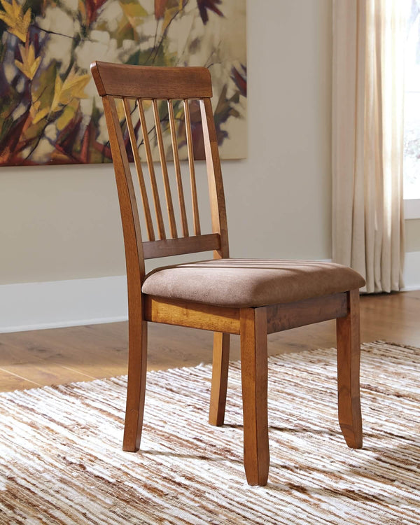 D199-01X2 Brown/Beige Casual Berringer Dining Chair (Set of 2) By Ashley - sofafair.com