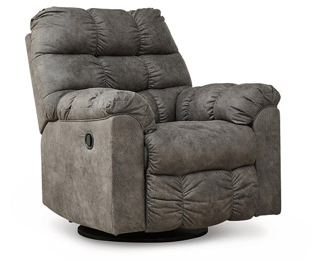 Derwin Swivel Glider Recliner 2840228 Concrete Contemporary Motion Upholstery By AFI - sofafair.com