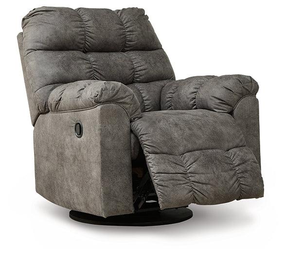 Derwin Swivel Glider Recliner 2840228 Concrete Contemporary Motion Upholstery By AFI - sofafair.com