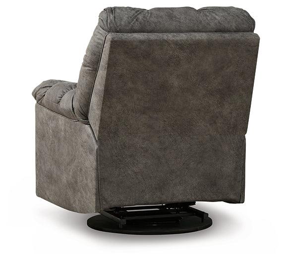 Derwin Swivel Glider Recliner 2840228 Concrete Contemporary Motion Upholstery By AFI - sofafair.com