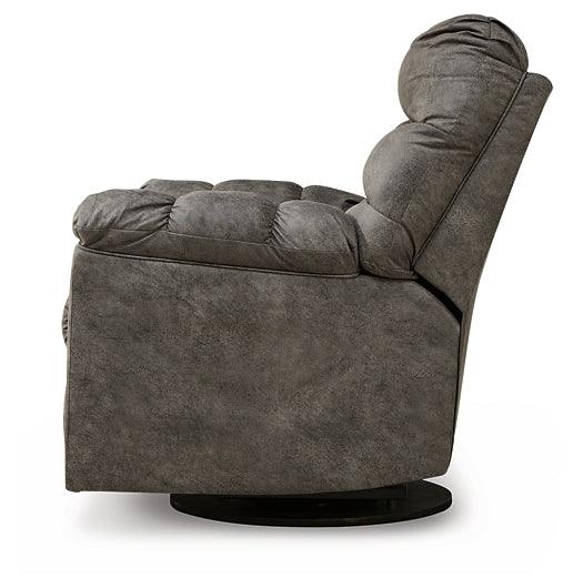 Derwin Swivel Glider Recliner 2840228 Concrete Contemporary Motion Upholstery By AFI - sofafair.com