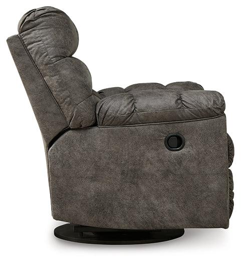 Derwin Swivel Glider Recliner 2840228 Concrete Contemporary Motion Upholstery By AFI - sofafair.com