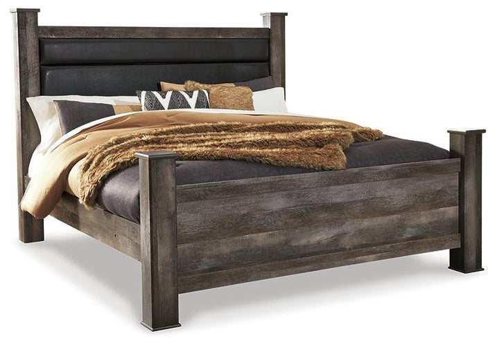 Wynnlow King Poster Bed B440B6 Black/Gray Casual Master Beds By Ashley - sofafair.com