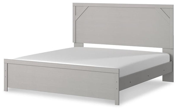Cottonburg King Panel Bed B1192B3 Black/Gray Casual Master Beds By Ashley - sofafair.com