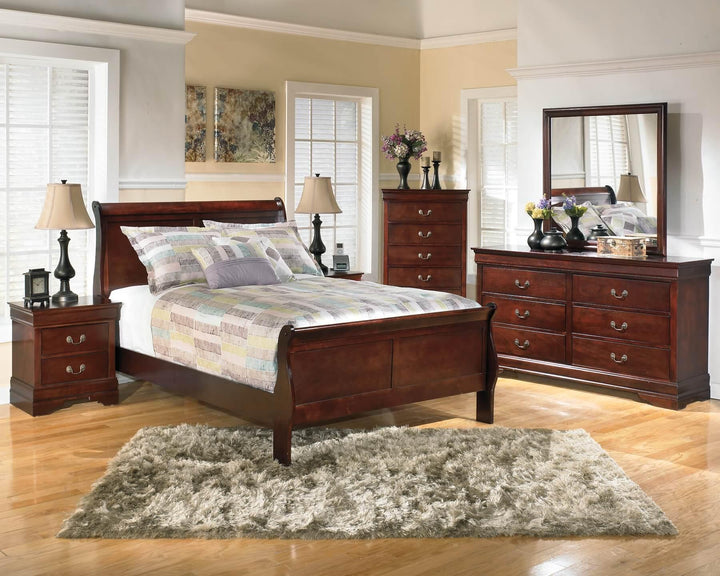 Alisdair Full Sleigh Bed B376B4 Brown/Beige Traditional Youth Beds By Ashley - sofafair.com