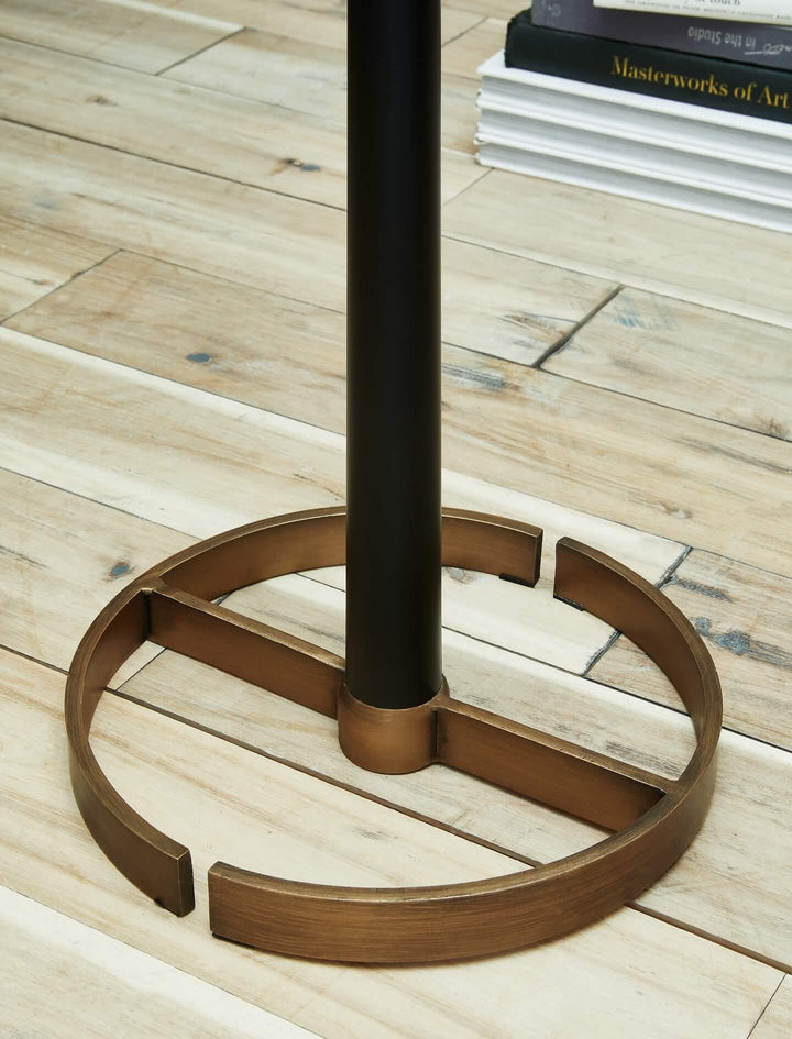 L208361 Metallic Contemporary Amadell Floor Lamp By Ashley - sofafair.com