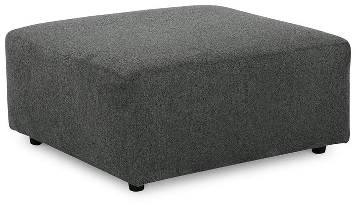 Edenfield Oversized Accent Ottoman 2900308 Charcoal Contemporary Stationary Upholstery By AFI - sofafair.com