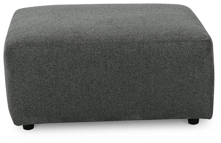 Edenfield Oversized Accent Ottoman 2900308 Charcoal Contemporary Stationary Upholstery By AFI - sofafair.com