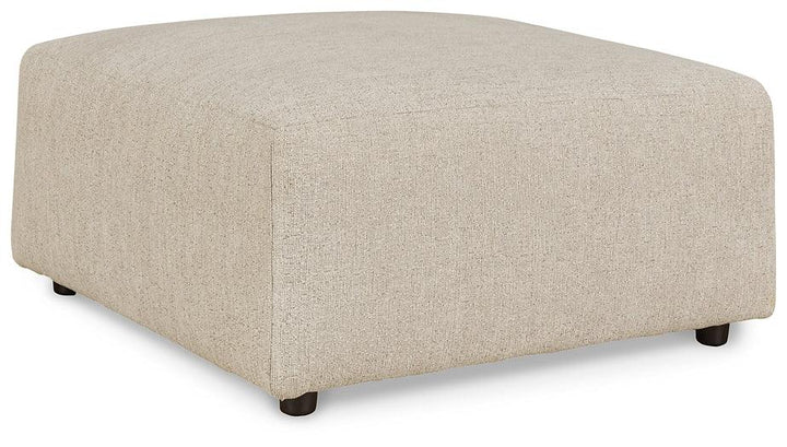 Edenfield Oversized Accent Ottoman 2900408 Linen Contemporary Stationary Upholstery By AFI - sofafair.com