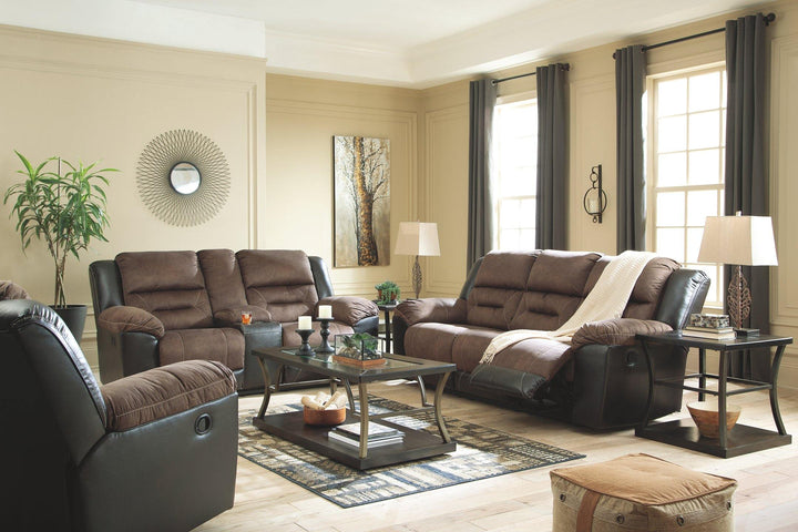Earhart Reclining Sofa 2910188 Chestnut Contemporary Motion Upholstery By AFI - sofafair.com