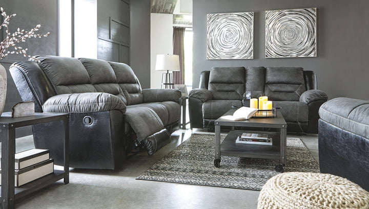 Earhart Reclining Sofa 2910288 Slate Contemporary Motion Upholstery By AFI - sofafair.com