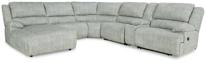 McClelland 6Piece Reclining Sectional with Chaise 29302S6 Gray Contemporary Motion Sectionals By AFI - sofafair.com