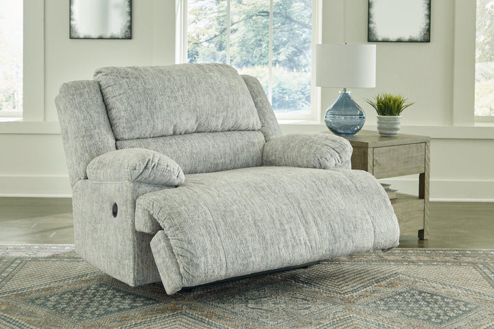 McClelland Oversized Recliner 2930252 Gray Contemporary Motion Upholstery By AFI - sofafair.com