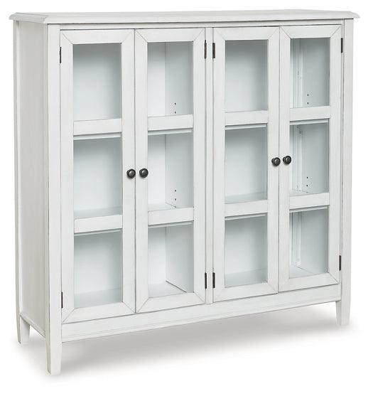 T937-40 White Contemporary Kanwyn Accent Cabinet By Ashley - sofafair.com