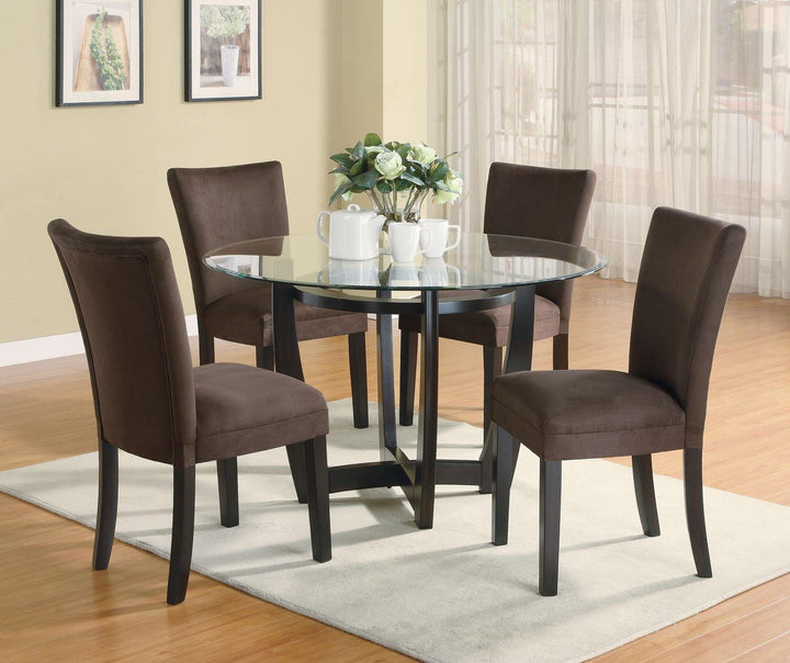 Bloomfield 101490 Cappuccino Casual dining table base By coaster - sofafair.com