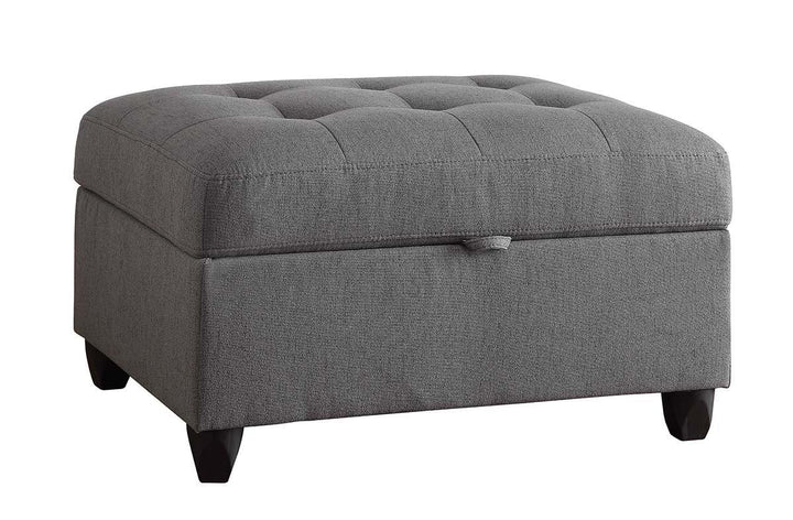 Stonenesse sectional 500414 Grey Ottoman1 By coaster - sofafair.com