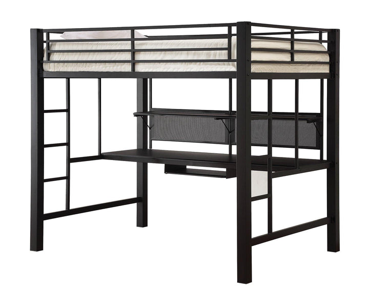 Avalon workstation loft bed 460023 metal bunk bed By coaster - sofafair.com