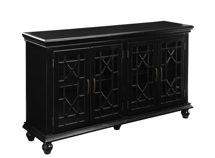 Traditional black accent cabinet 950639 Black Accent Cabinet1 By coaster - sofafair.com
