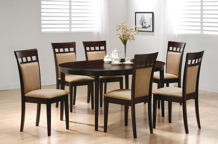 Gabriel 100770 Cappuccino Casual Dining Table1 By coaster - sofafair.com