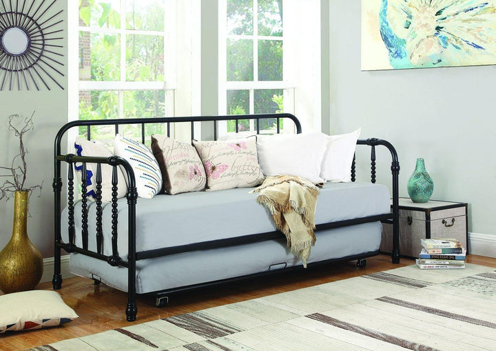 300765 metal Twin daybed with trundle By coaster - sofafair.com