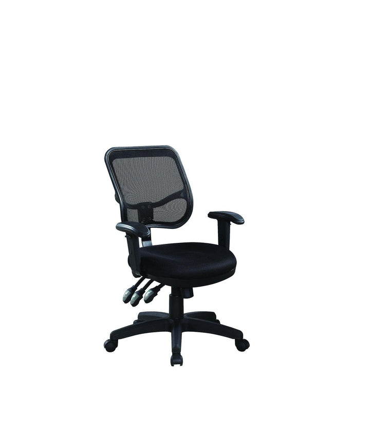Home office : chairs 800019 Black Casual fabric office chair By coaster - sofafair.com