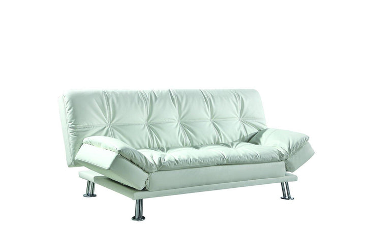 Dilleston 300291 White Contemporary sofa bed By coaster - sofafair.com