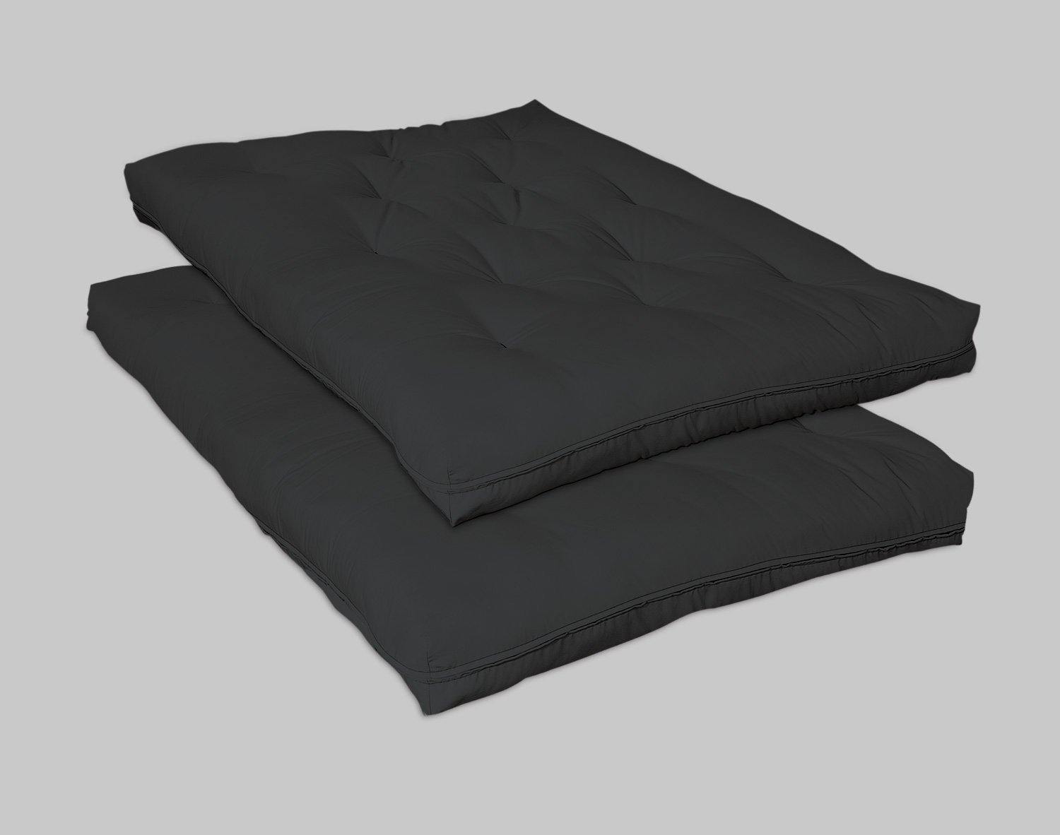 Futon mattresses 2009 Black Casual futon pad By coaster - sofafair.com