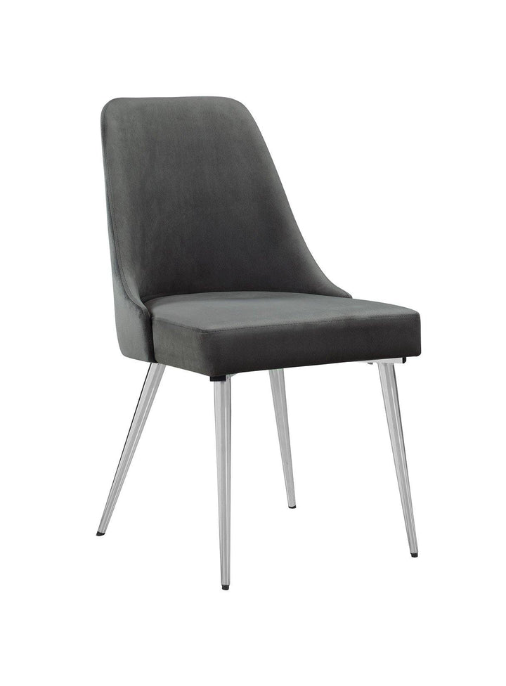 Dining chair 191442 Grey Dining Chair1 By coaster - sofafair.com
