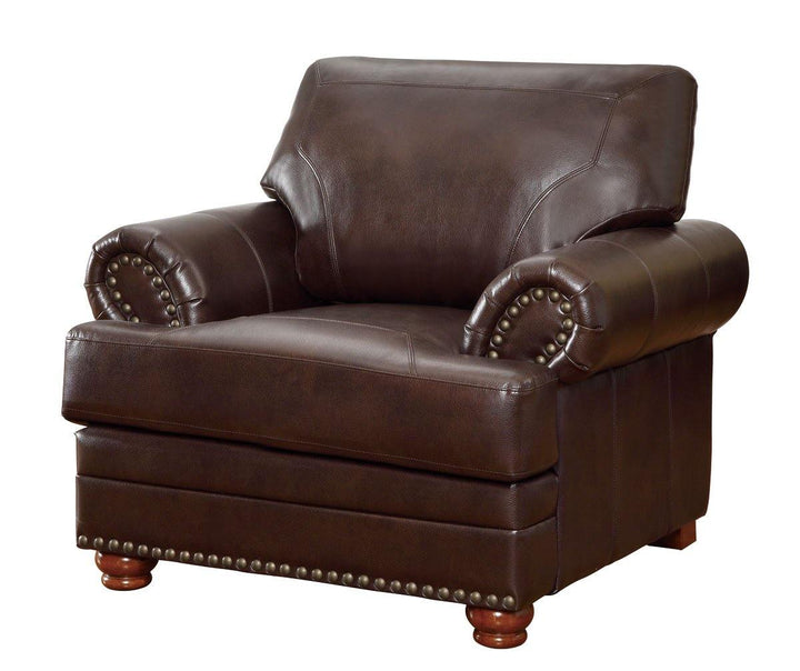 Colton 504413 Brown Traditional Chair1 By coaster - sofafair.com