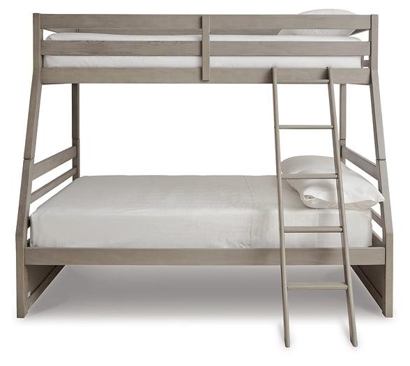 Lettner Twin over Full Bunk Bed B733B38 Black/Gray Casual Youth Beds By Ashley - sofafair.com