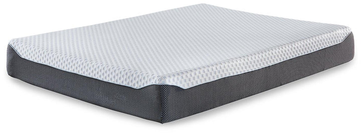 M67311 White Traditional 10 Inch Chime Elite Twin Memory Foam Mattress in a box By Ashley - sofafair.com