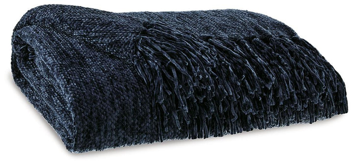 A1001022 Blue Casual Tamish Throw (Set of 3) By Ashley - sofafair.com