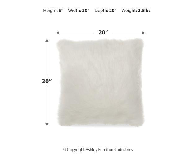 A1000356P White Contemporary Himena Pillow By Ashley - sofafair.com