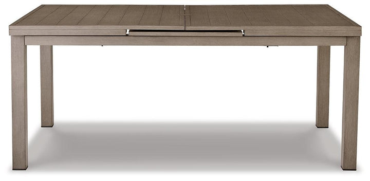 P323-635 Brown/Beige Contemporary Beach Front Outdoor Dining Table By Ashley - sofafair.com
