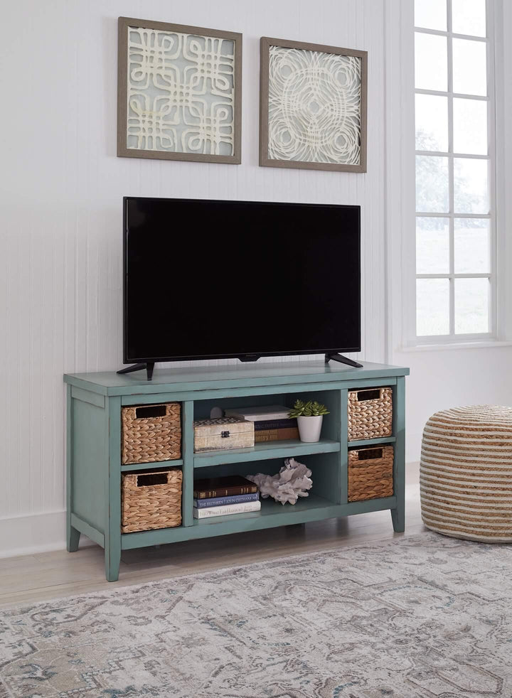 W505-710 Blue Casual Mirimyn 47" TV Stand By Ashley - sofafair.com