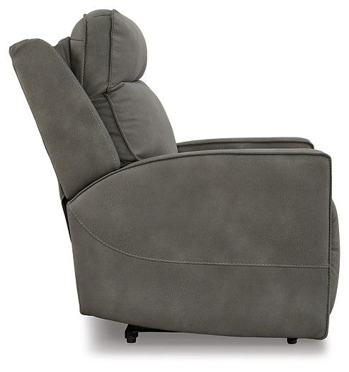 Next-Gen Durapella Power Recliner 4510206 Black/Gray Contemporary Motion Recliners - Free Standing By Ashley - sofafair.com