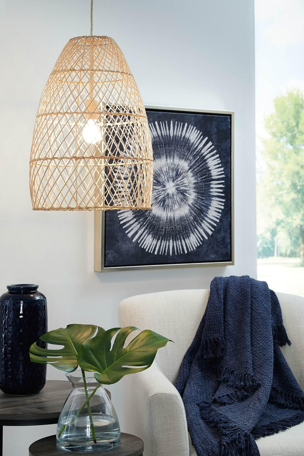 L000348 Natural Casual Calett Pendant Light By AFI - sofafair.com