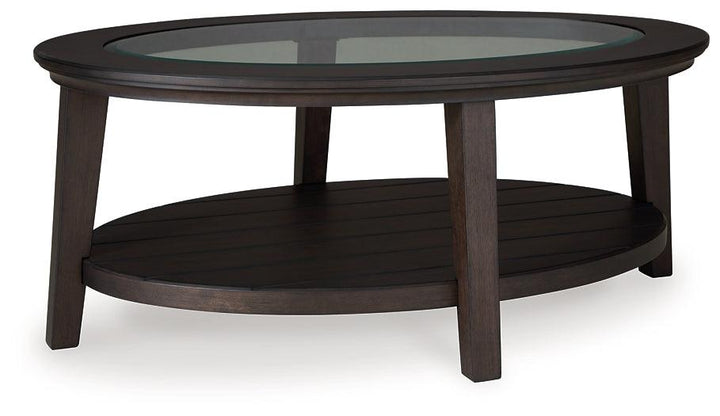 Celamar Coffee Table T429-0 Brown/Beige Casual Cocktail Table By Ashley - sofafair.com