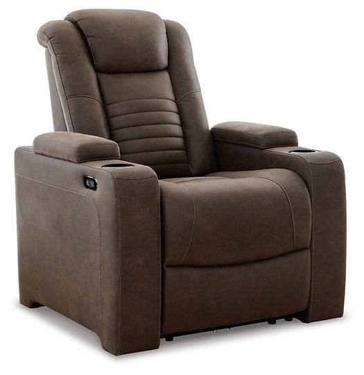 Soundcheck Power Recliner 3060713 Earth Contemporary Motion Upholstery By AFI - sofafair.com