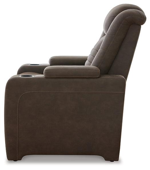 Soundcheck Power Recliner 3060713 Earth Contemporary Motion Upholstery By AFI - sofafair.com